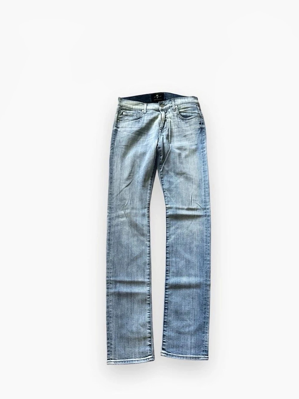 7 For All Mankind Lux Performance Skinny Jeans in Blue 30/32